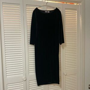 Black Velour Sheath Dress from Chico’s